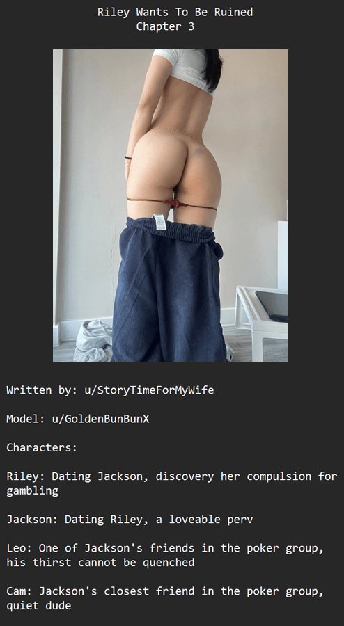 Riley Wants To Be Ruined - Chapter 3