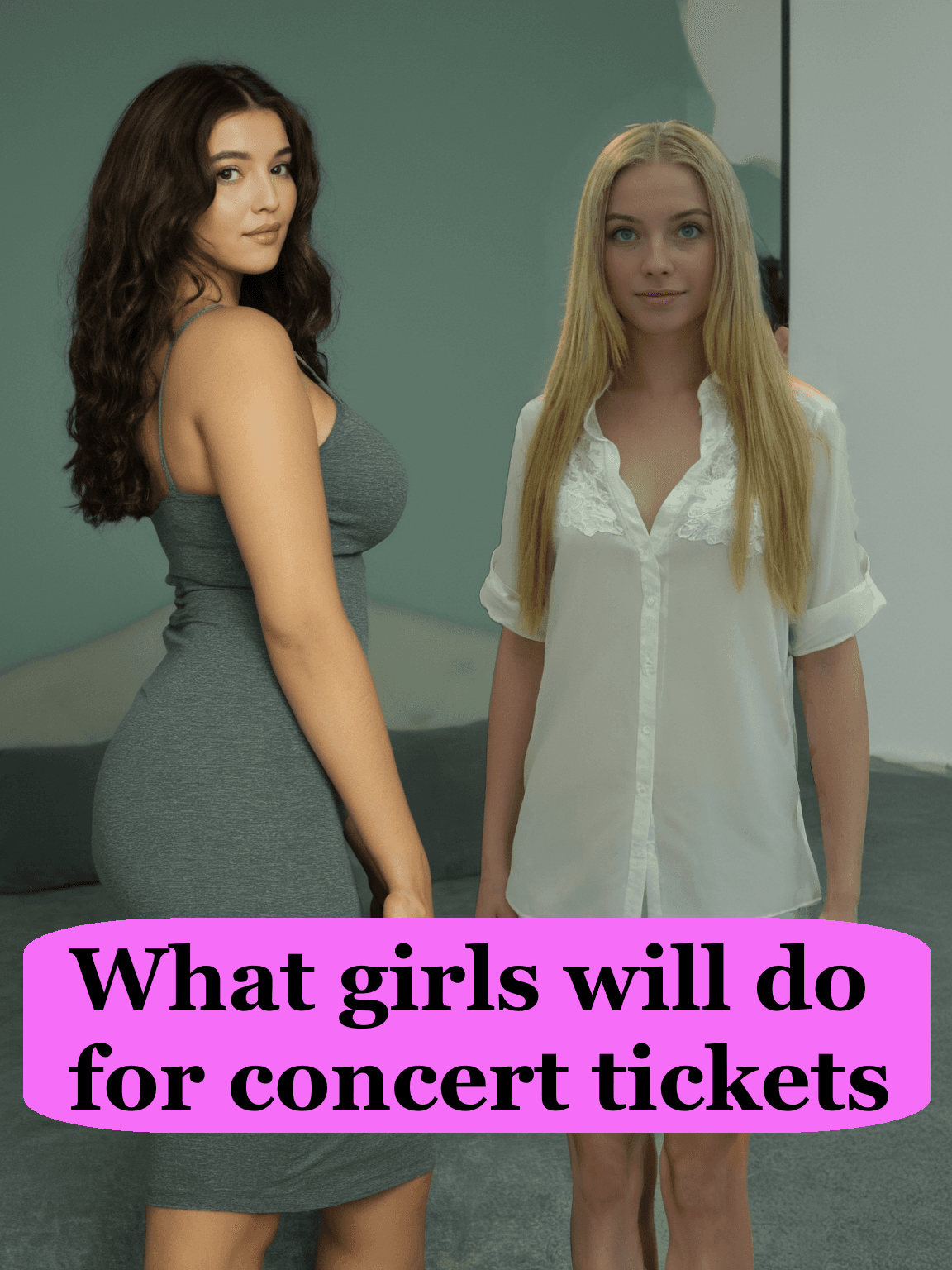 what girls will do for concert tickets