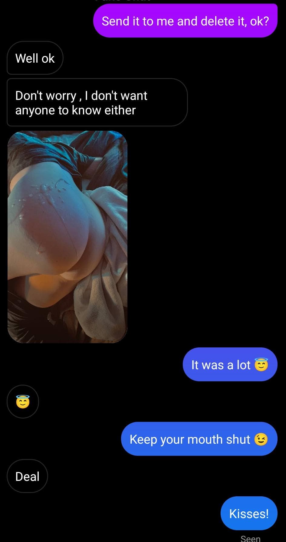 your best friend and your girlfriend can't really keep a secret from you can they